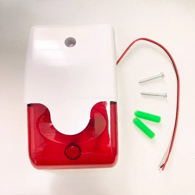 Alarm Siren Outdoor - Strobe Siren Alarm 103 dB Horn