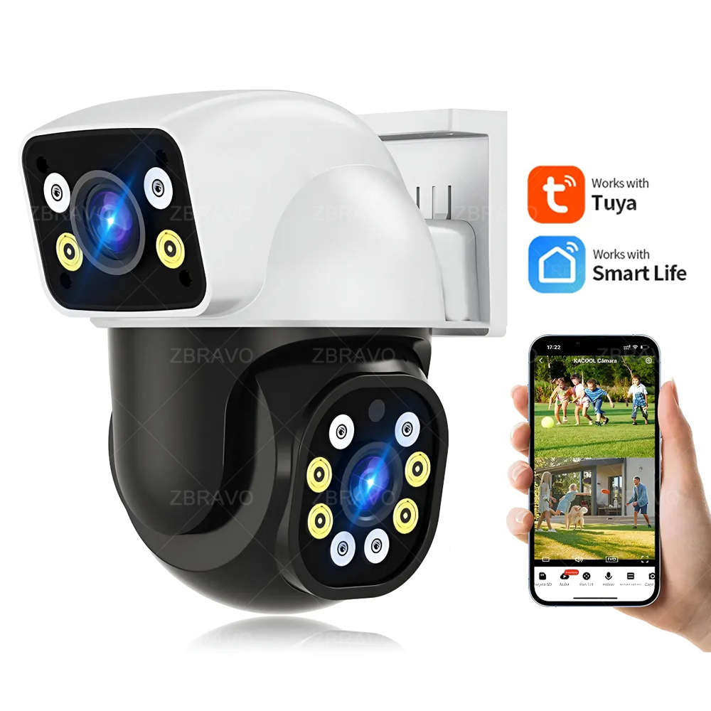 Alarm Siren Outdoor - Smartlife 8MP WiFi Tuya Outdoor Camera
