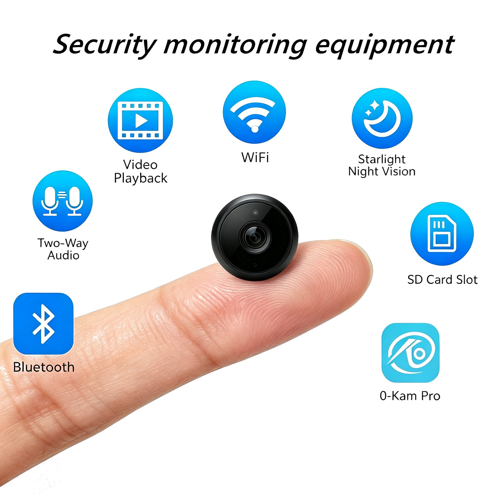 Home Security Kit With Camera - BU4 Complete Home Indoor Security Surveillance