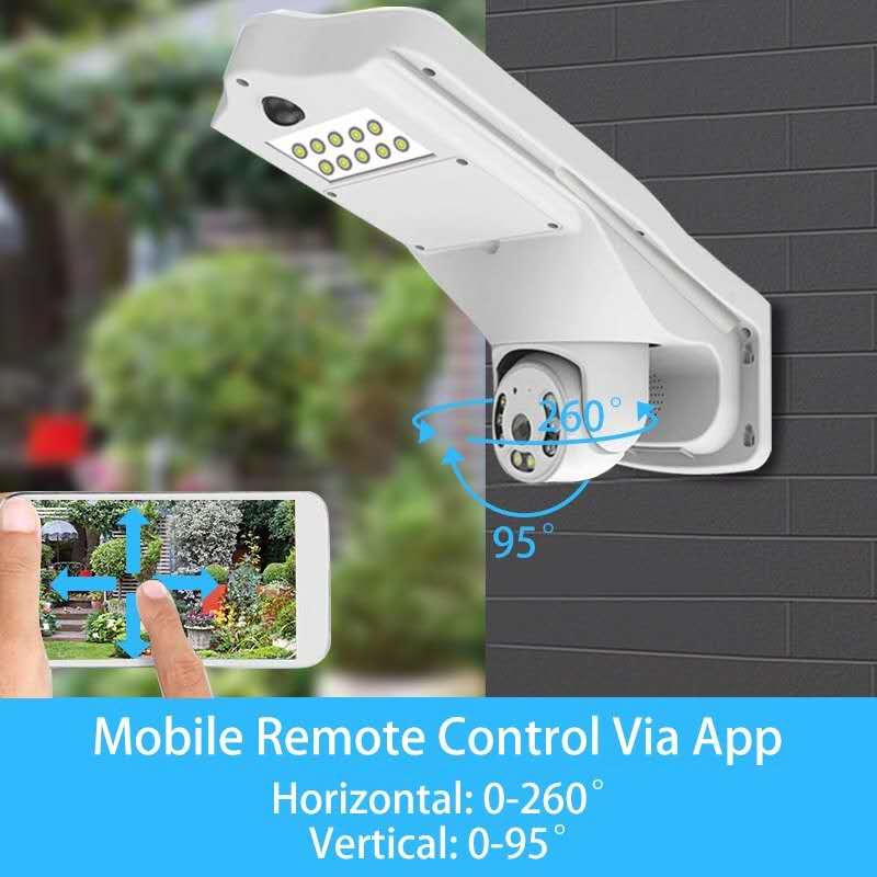 Home Security Flood Lights - 2MP 1080P V380Pro Floodlight Courtyard Lamp