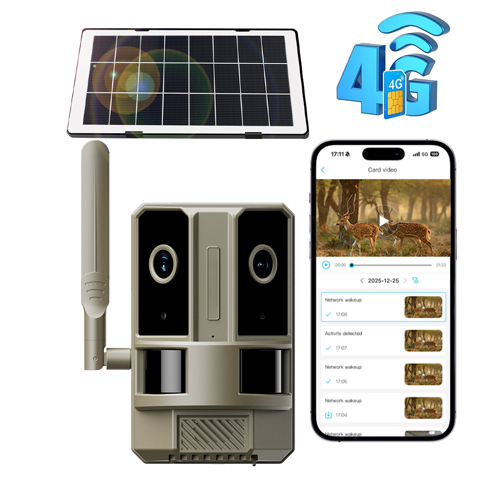 Home Security Game - EU 4G LTE Cellular Dual-Lens Dual-PIR