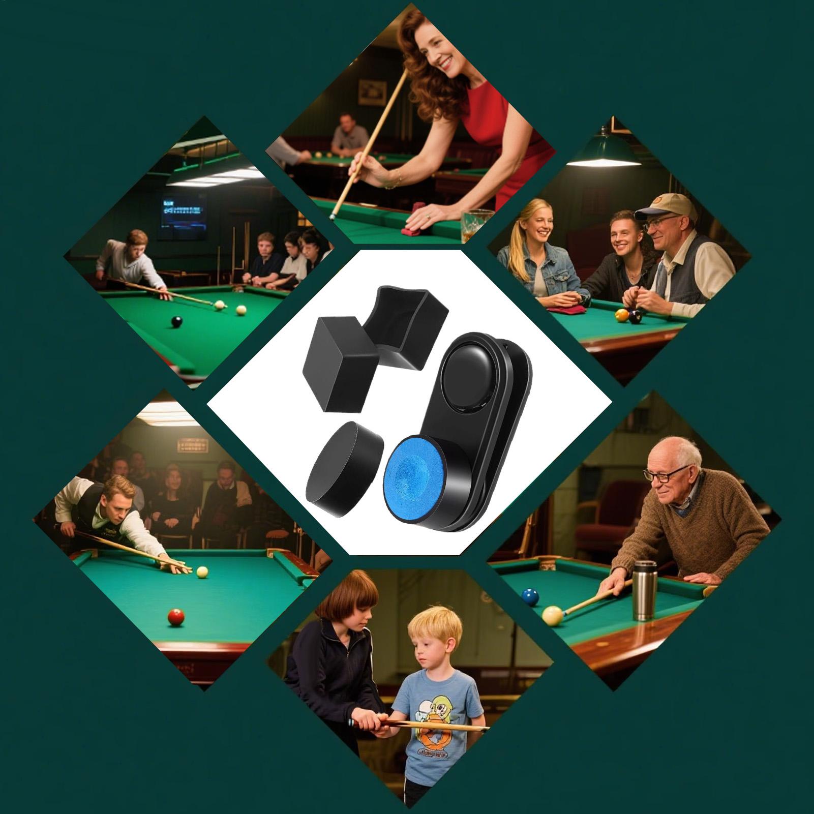Home Security Game - Billiard Cue Chalk Case Magnetic Chalk