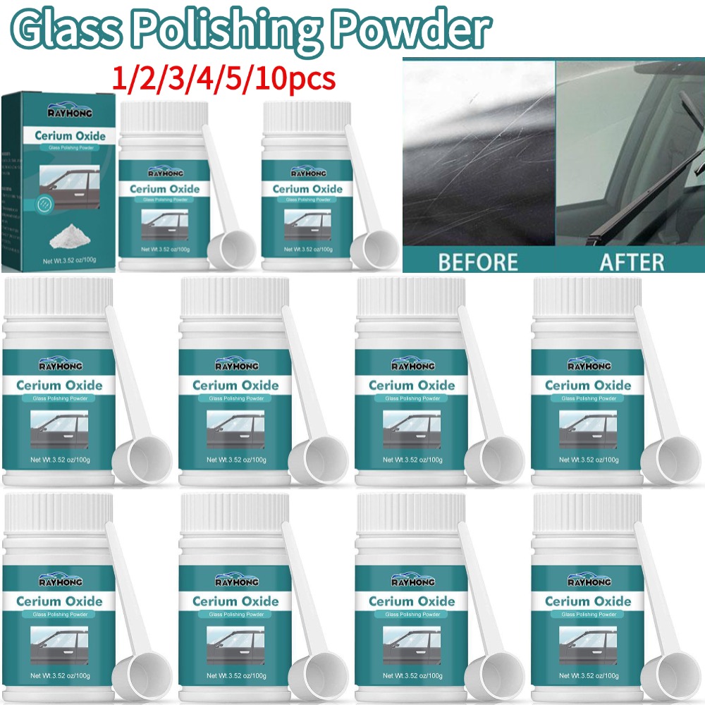 Glass Break Detector - 100g Glass Polishing Powder For Auto