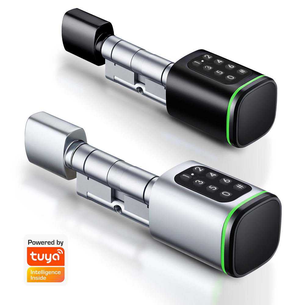 Home Security Brand - Smart Cylinder Lock Tuya 60-90mm Electric