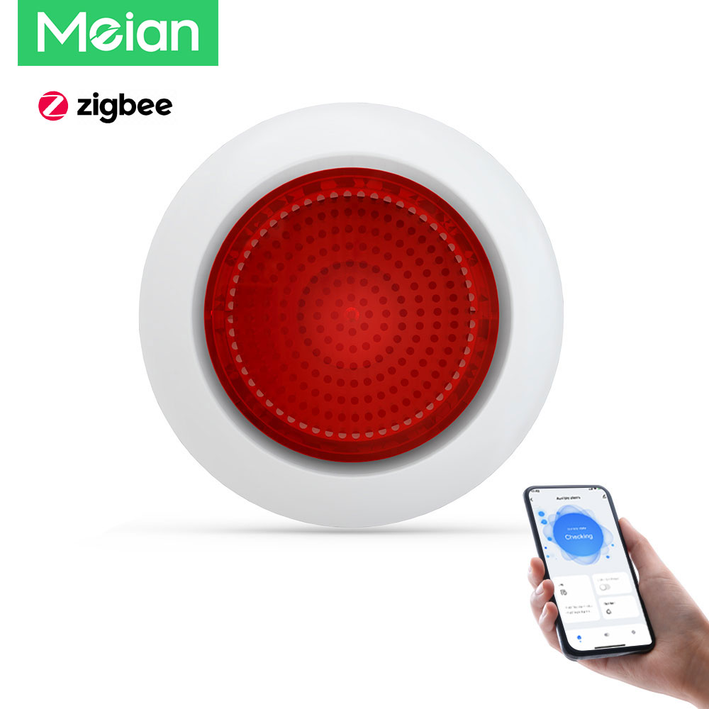 Alarm Siren Outdoor - Meian Wireless Sound Flash Alarm Siren