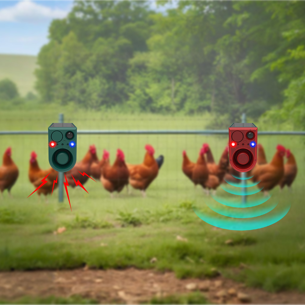 Solar Motion Sensor Animal Rep - огляд і ціна Barking Dog Alarm