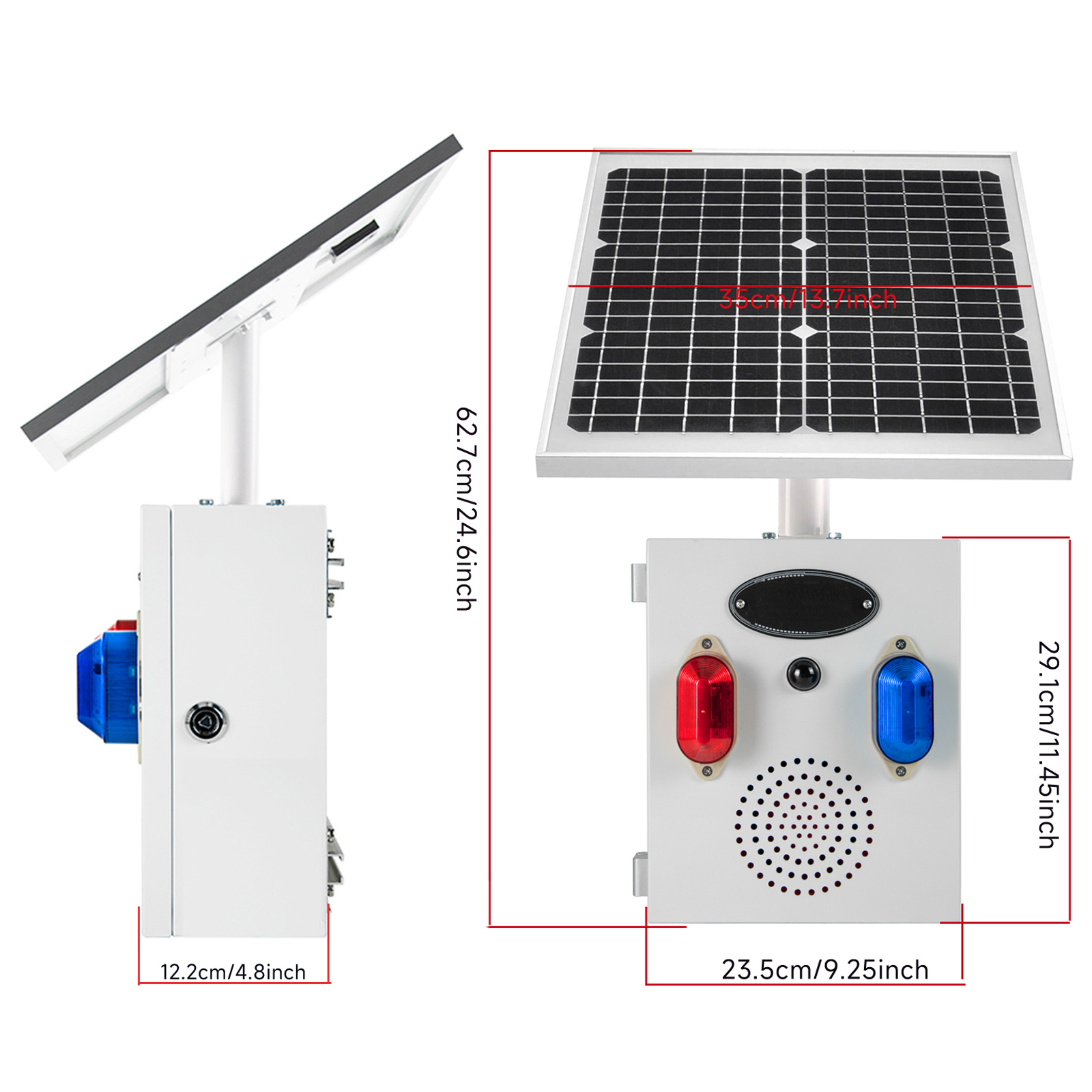 YASONG Outdoor Solar Motion Se - огляд і ціна Alarm Siren Outdoor