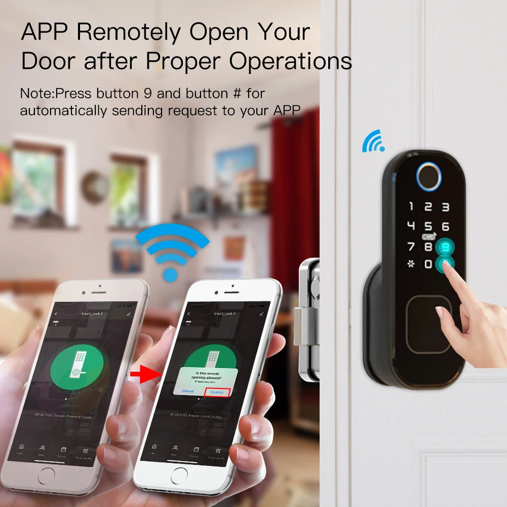 MOES WiFi Tuya Smart Lock Door - огляд і ціна Home Security Brand