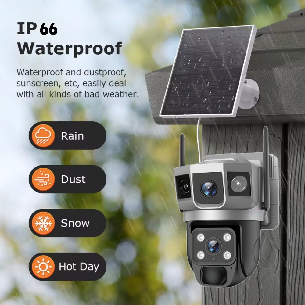 4G Camera Outdoor Solar Survei - огляд і ціна Alarm Siren Outdoor