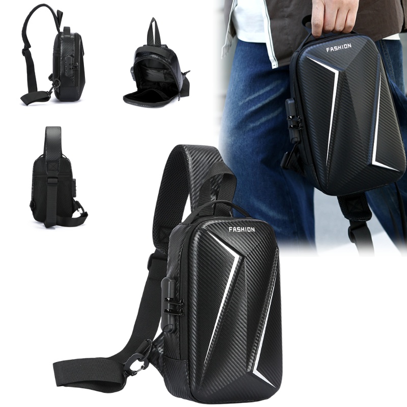 Men Sling Bag Security Lock Ca - огляд і ціна Home Security Box