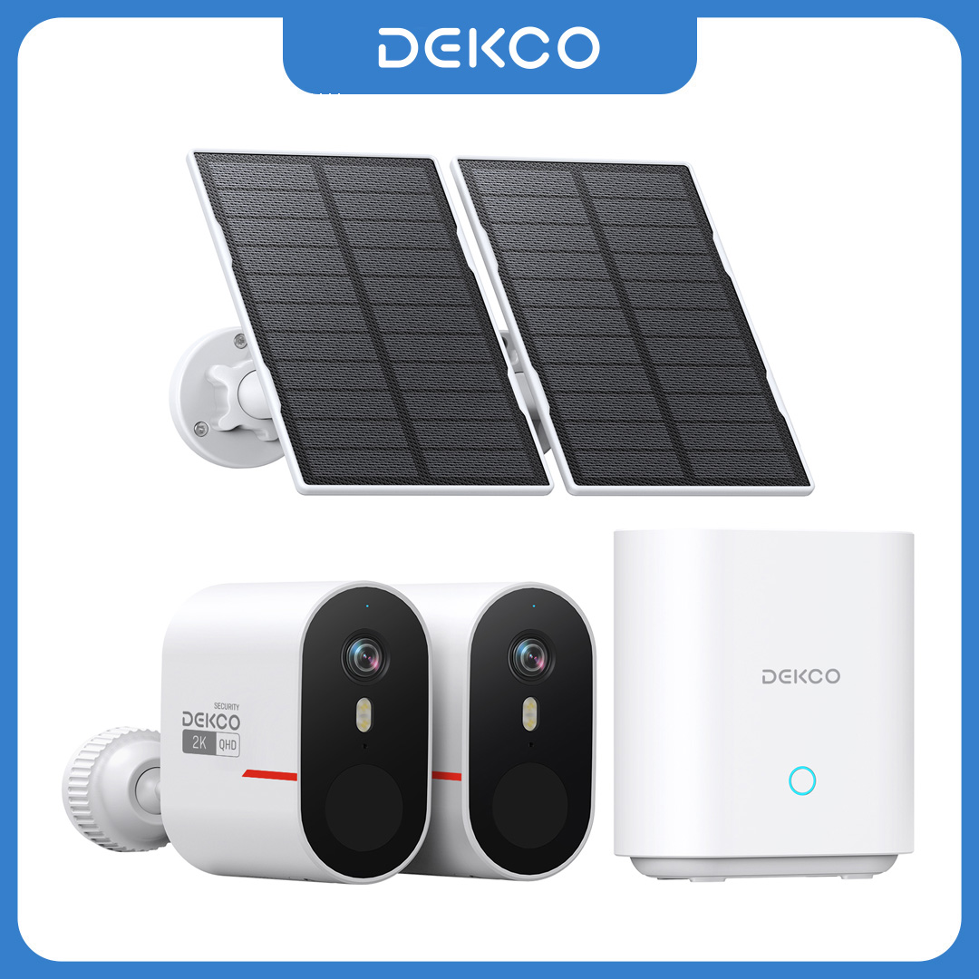 Dekco 3MP WiFi Solar Camera Sy - огляд і ціна Home Security No Wifi Needed