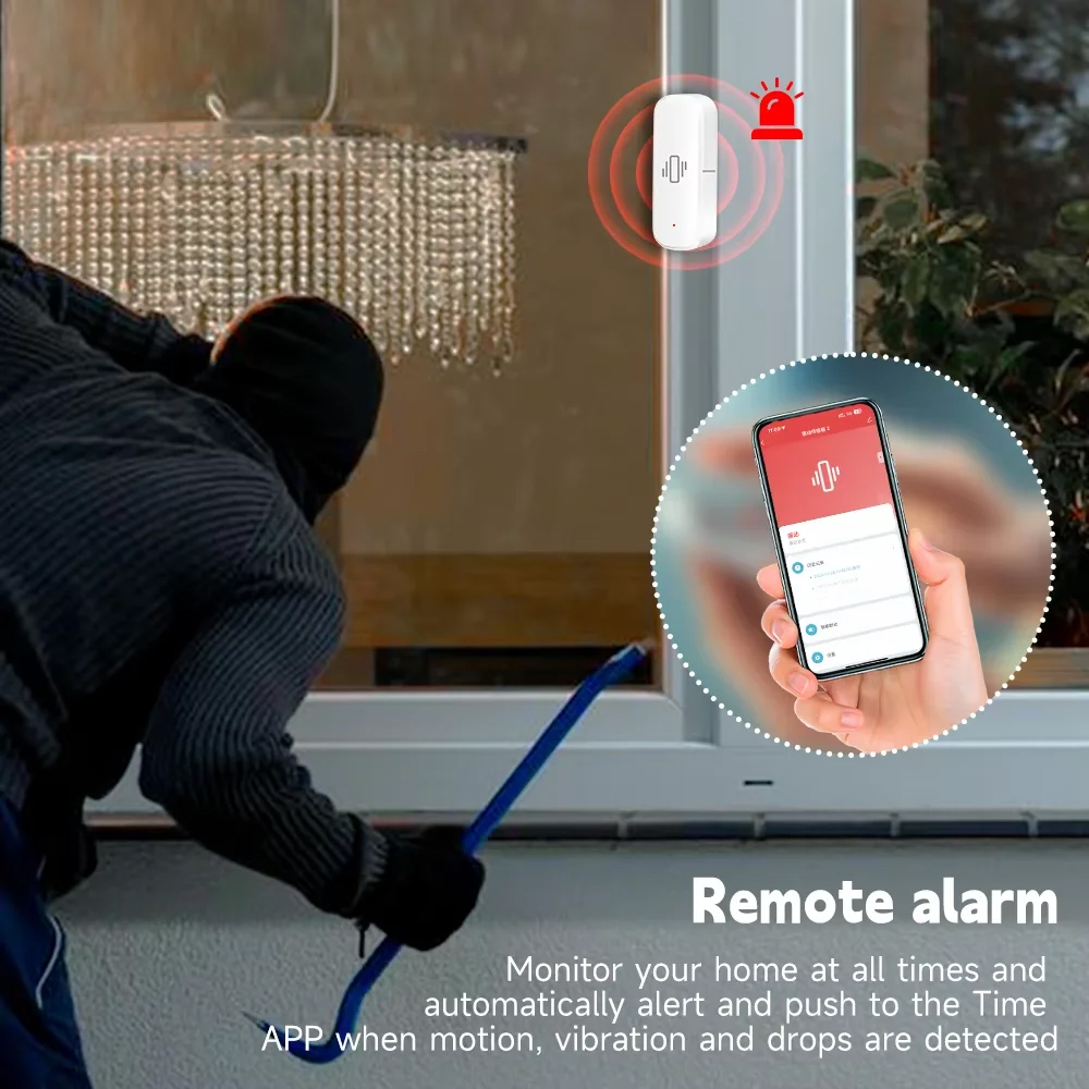 Smart ZigBee Vibration Sensor  - огляд і ціна Home Security Guard