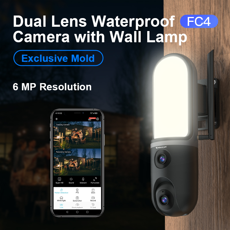6MP O-Kam APP 5X Dual Lens  Ga - огляд і ціна Home Security Flood Lights