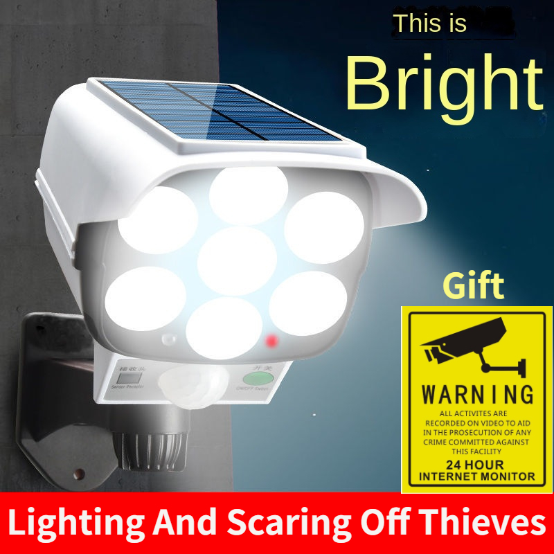 Outdoor Solar Light Motion Sen - огляд і ціна Home Security Flood Lights