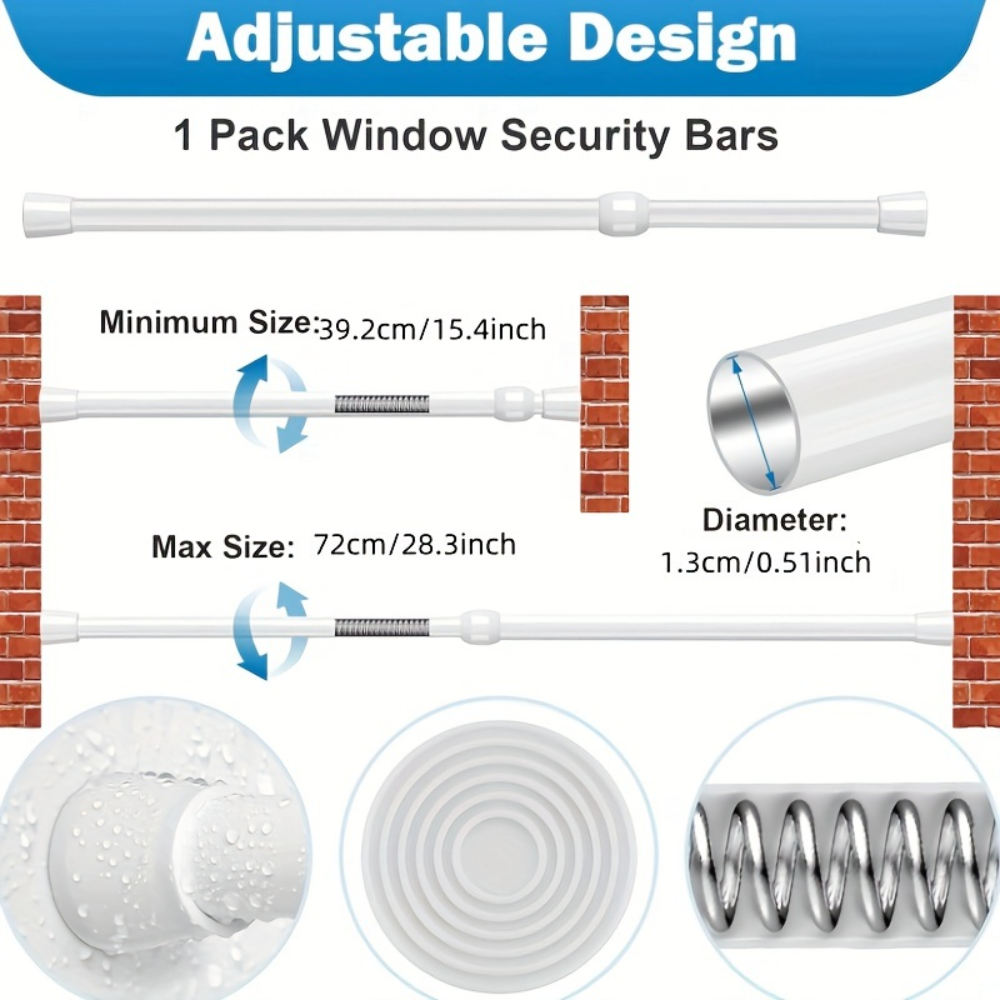 Adjustable Metal Window & Door - огляд і ціна Home Security Bars