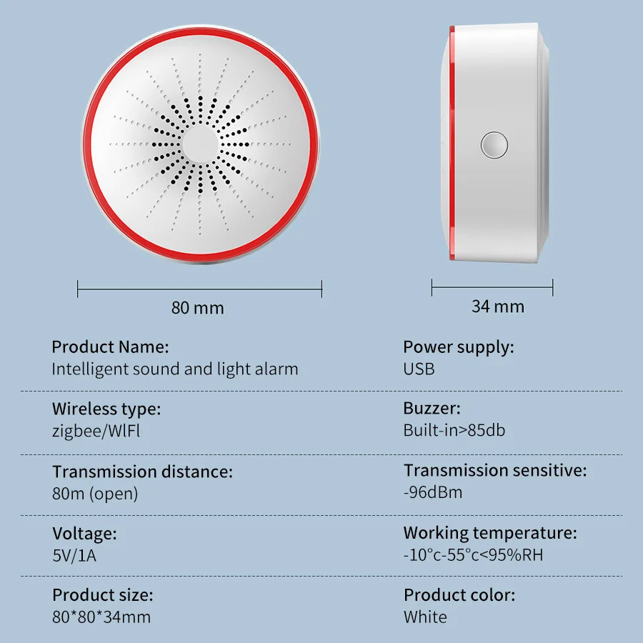 Tuya WiFi ZigBee Smart Alarm S - огляд і ціна Home Security Ultimate