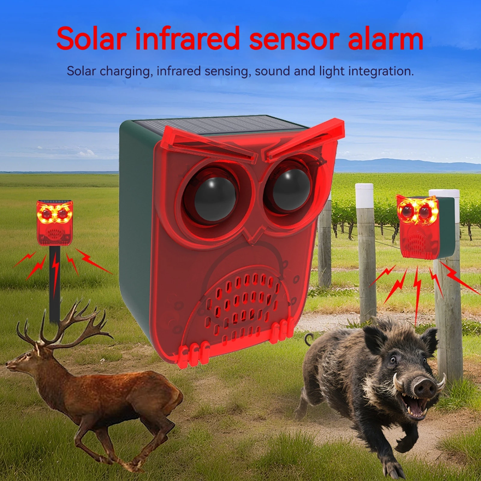 Outdoor Waterproof Solar Outdo - огляд і ціна Barking Dog Alarm
