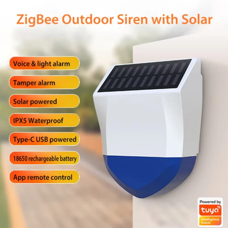 Tuya Smart Zigbee/Wifi Siren A - огляд і ціна Alarm Siren Outdoor