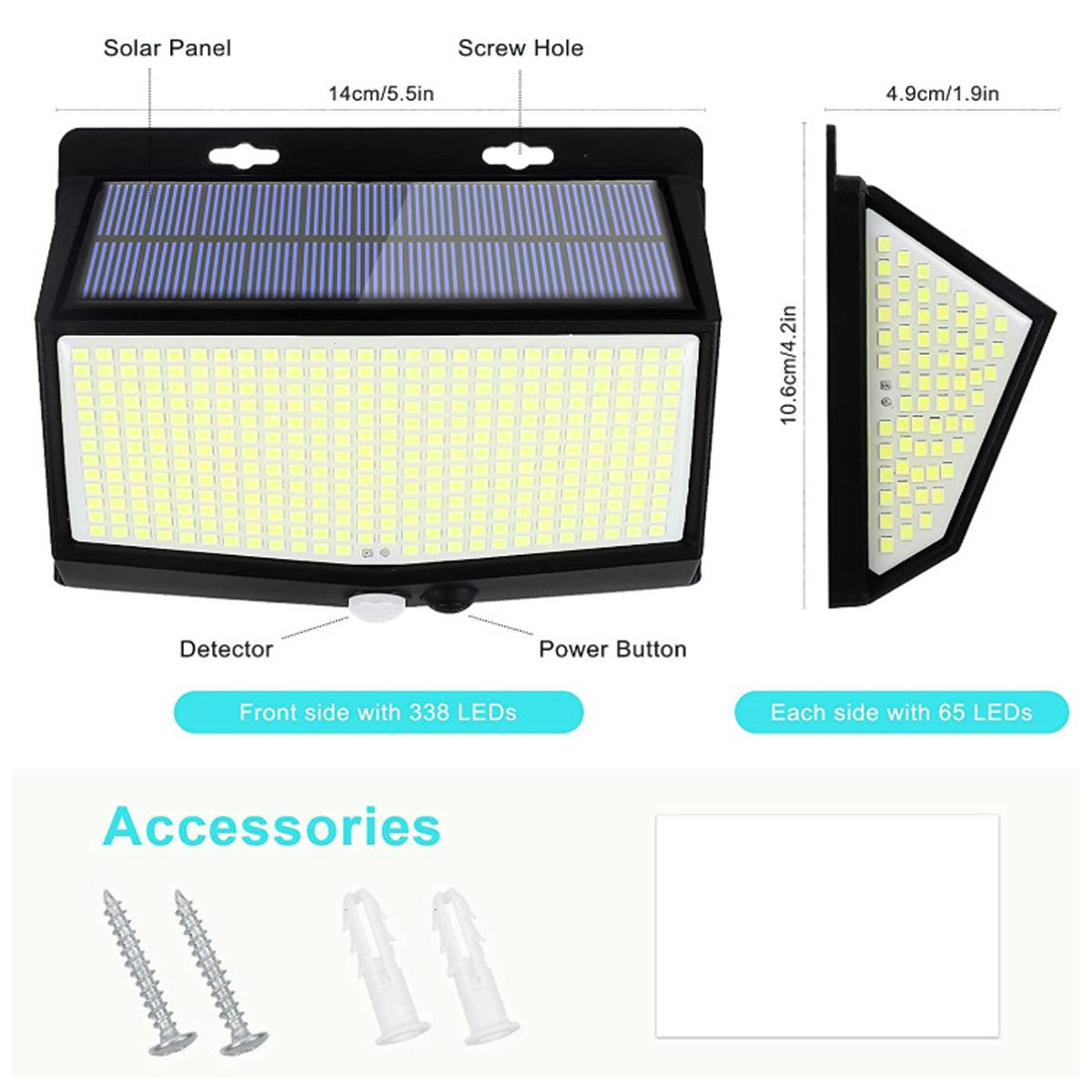 3-Sided LED Wall Light Auto On - огляд і ціна Home Security Flood Lights