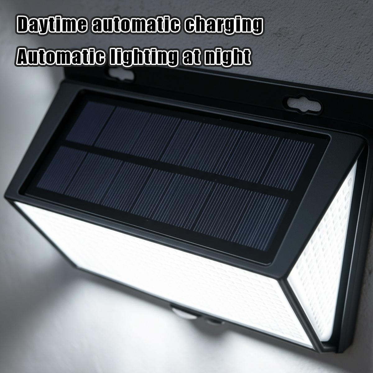 3-Sided LED Wall Light Auto On - огляд і ціна Home Security Flood Lights