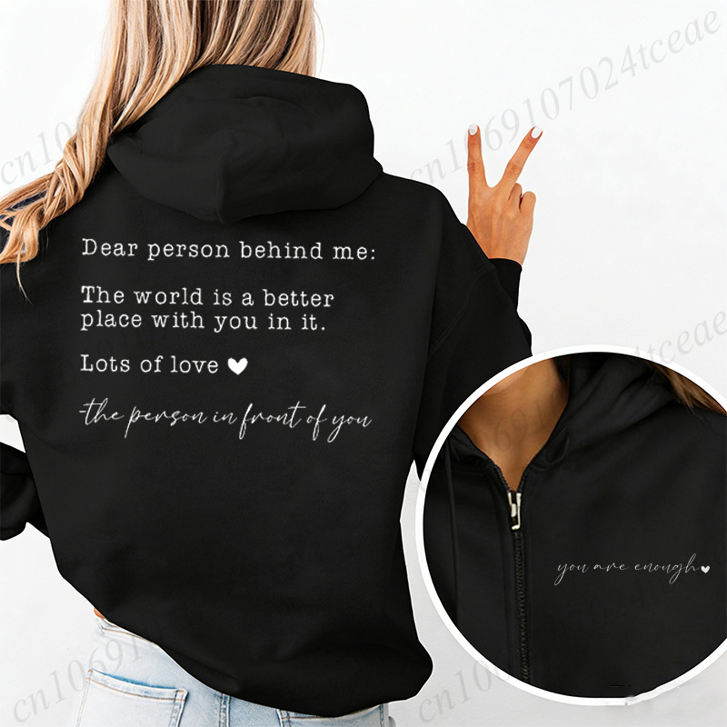 Dear Person Behind Me Zip Up H - огляд і ціна Home Security Companies Near Me