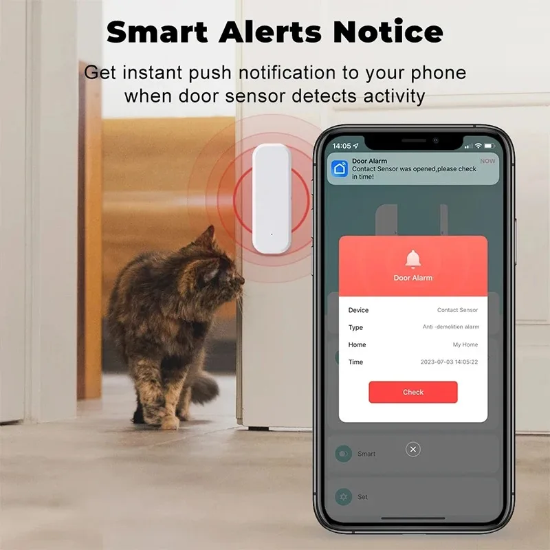 Tuya WiFi Smart Door Window Se - огляд і ціна Home Security Ultimate