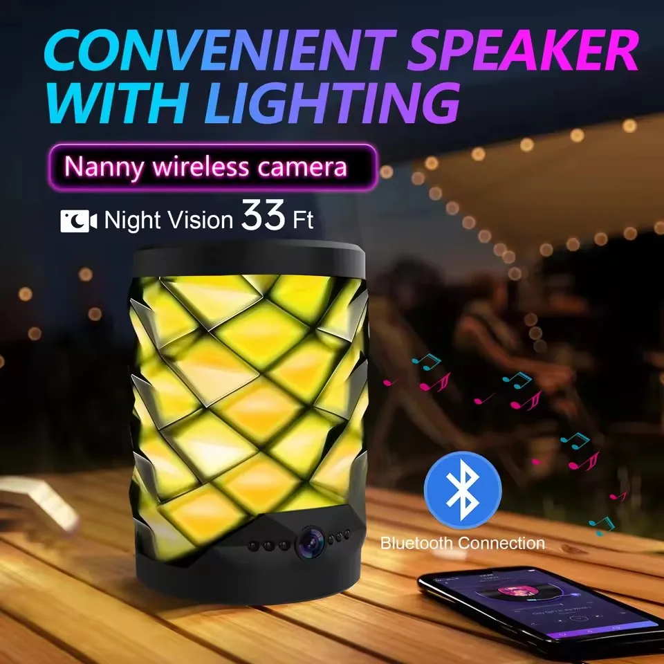 HD Mini Wifi Camera Bluetooth  - огляд і ціна Home Security Flood Lights