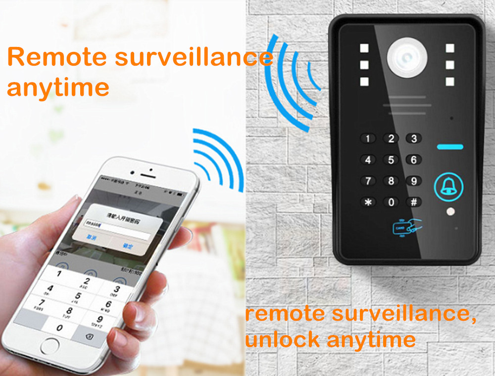 IP wifi video doorbell camera  - огляд і ціна Home Security Kit With Camera
