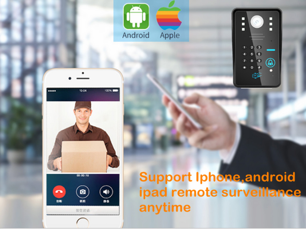IP wifi video doorbell camera  - огляд і ціна Home Security Kit With Camera