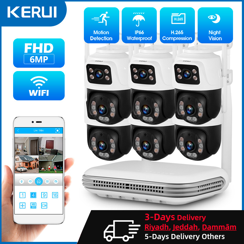 KERUI Waterproof 6MP HD Wirele - огляд і ціна Home Security No Wifi Needed