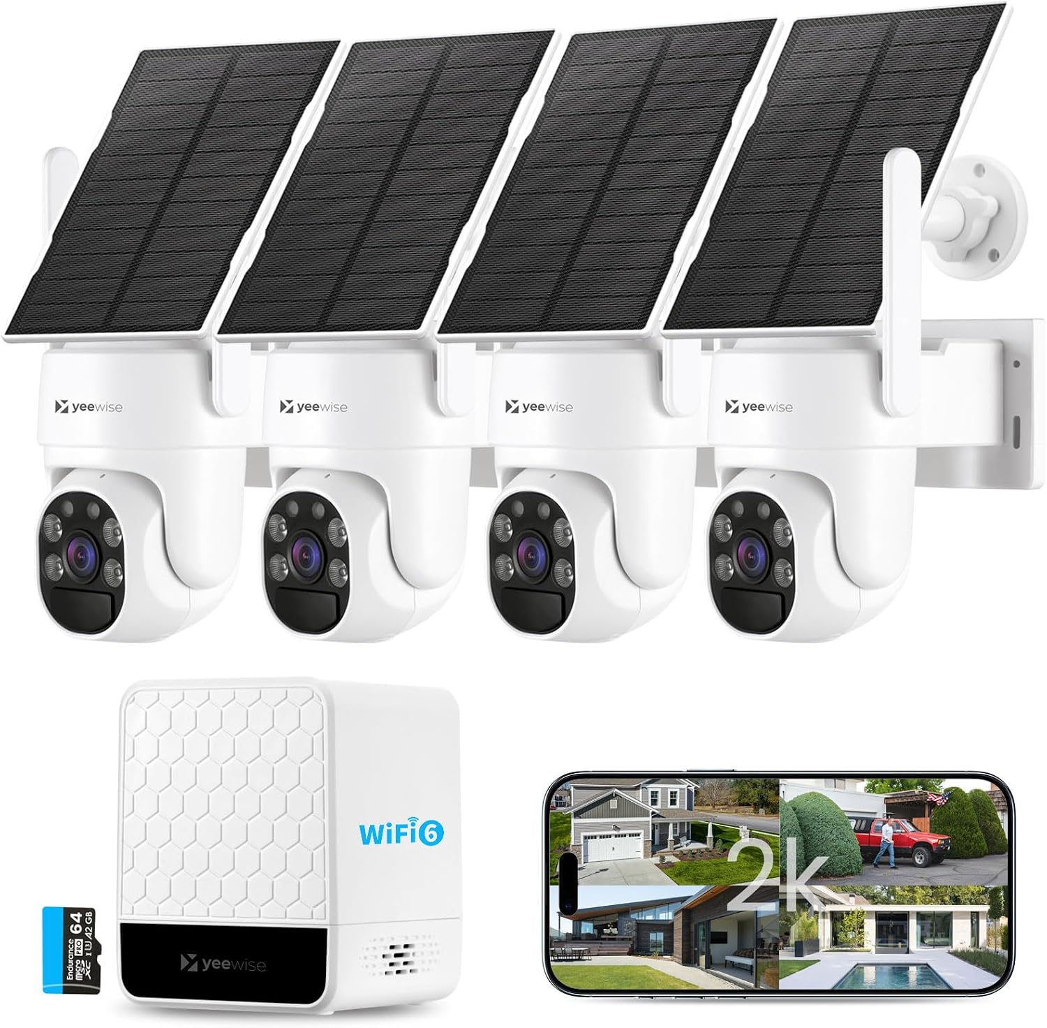 Wireless Outdoor Solar Securit - огляд і ціна Home Security Cameras No Subscription