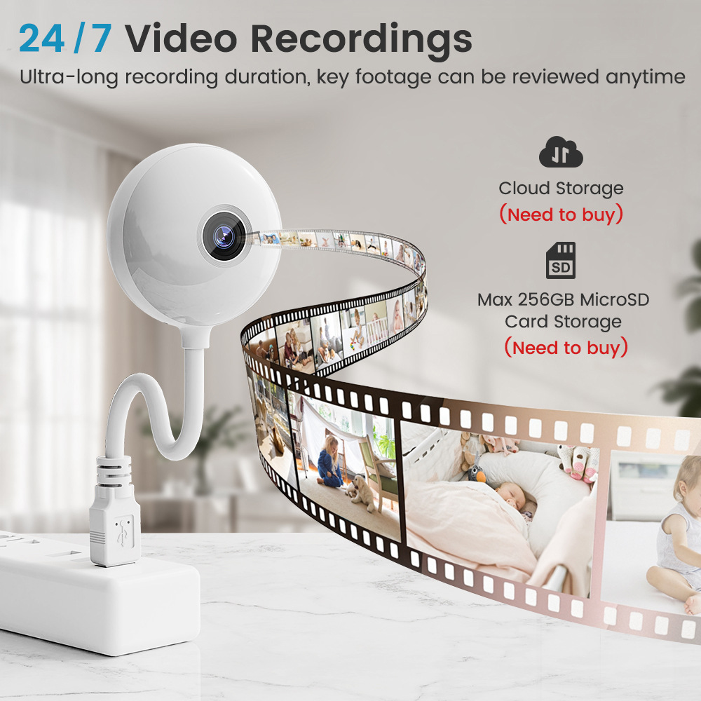 5MP Mini WiFi USB Plug In IP C - огляд і ціна Home Security Flood Lights