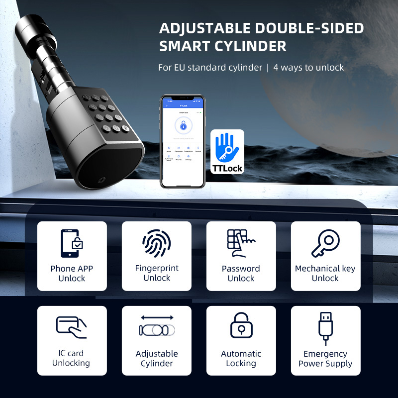 Smart Euro Cylindrical Door Lo - огляд і ціна Home Security Brand