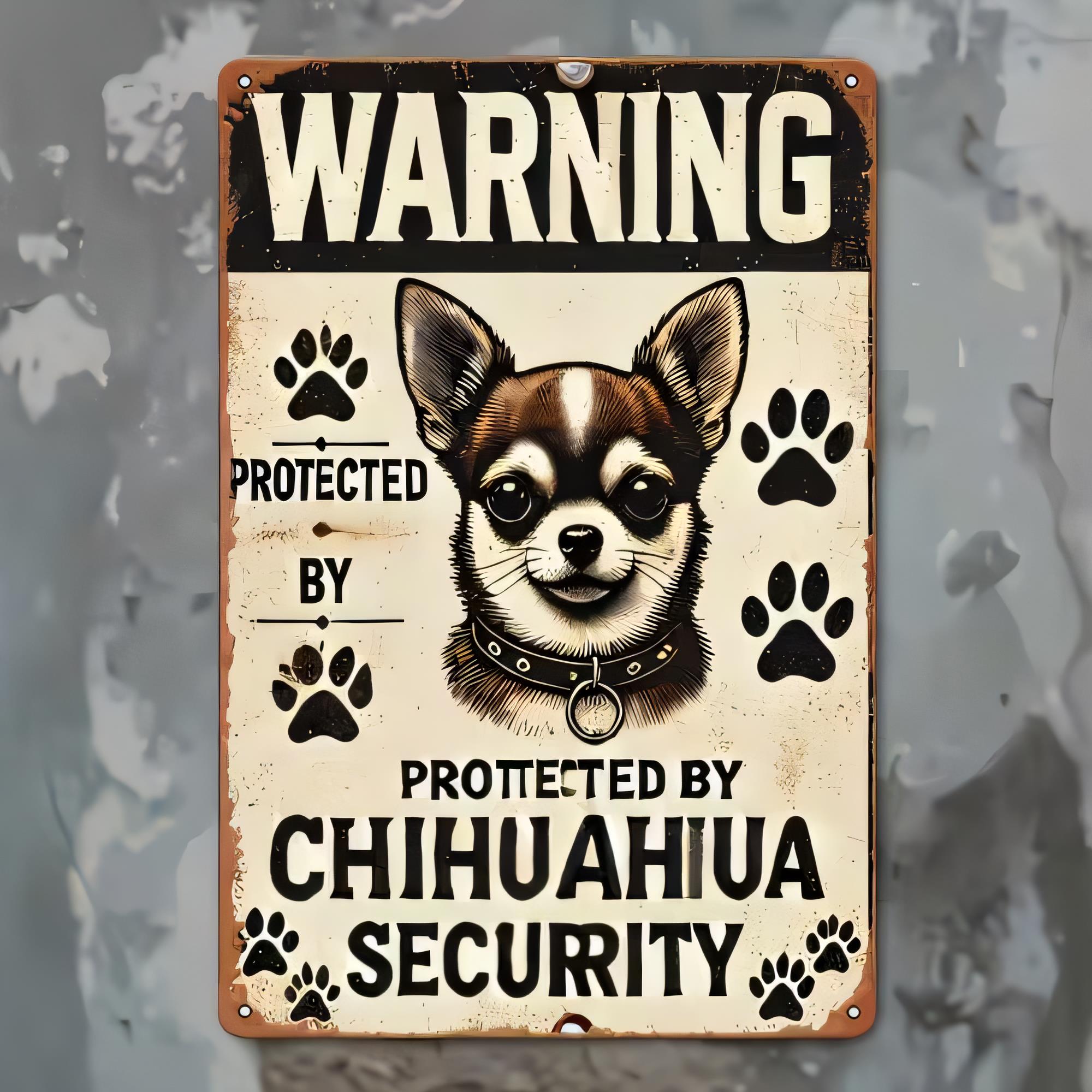 Tin Sign Warning Protected By  - огляд і ціна Home Security Bars