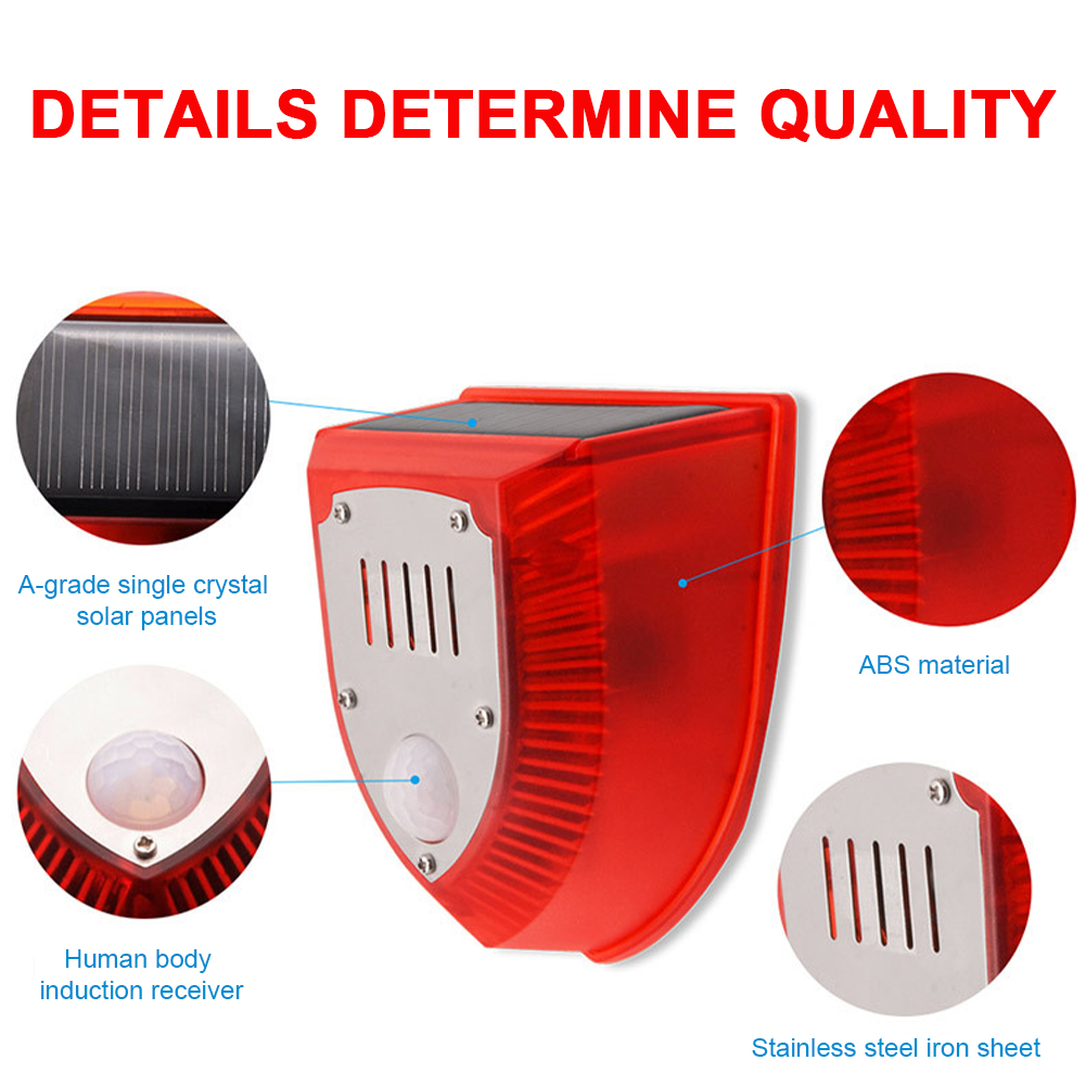 Outdoor Solar Alarm Waterproof - огляд і ціна Barking Dog Alarm