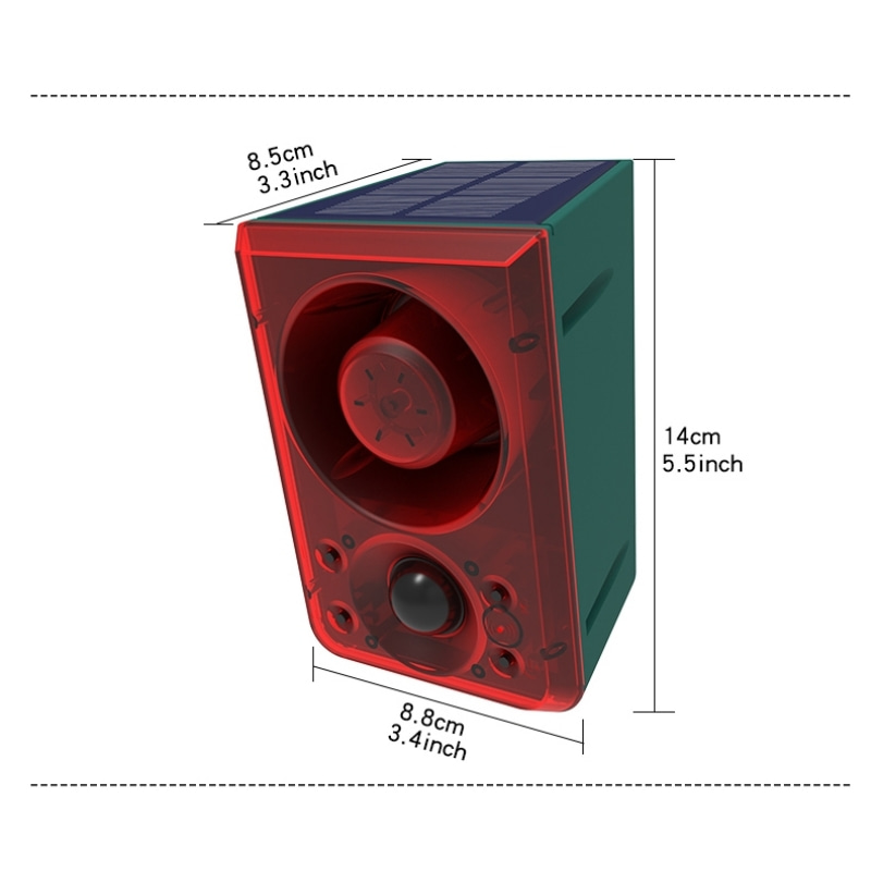 Outdoor Solar Motion Sensor Al - огляд і ціна Barking Dog Alarm