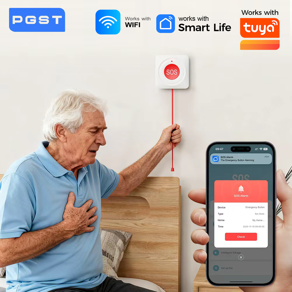 WIFI Zigbee Buttontons SOS Pus - огляд і ціна Home Security Guard