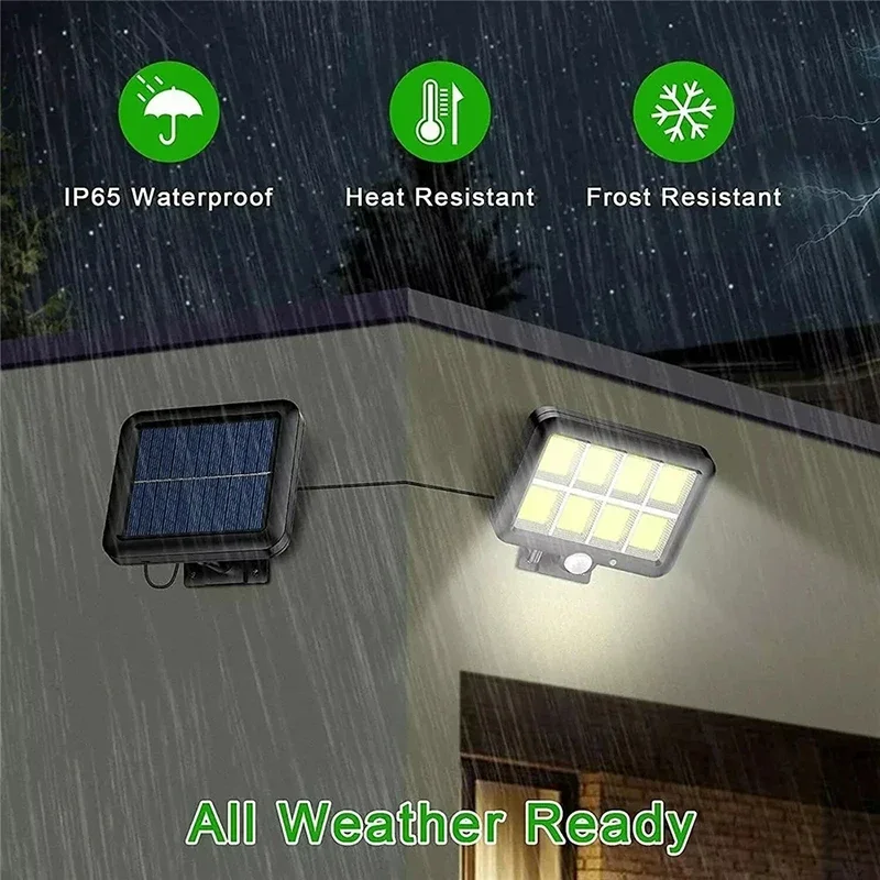 LED Solar Split Wall Lamp Outd - огляд і ціна Home Security Flood Lights
