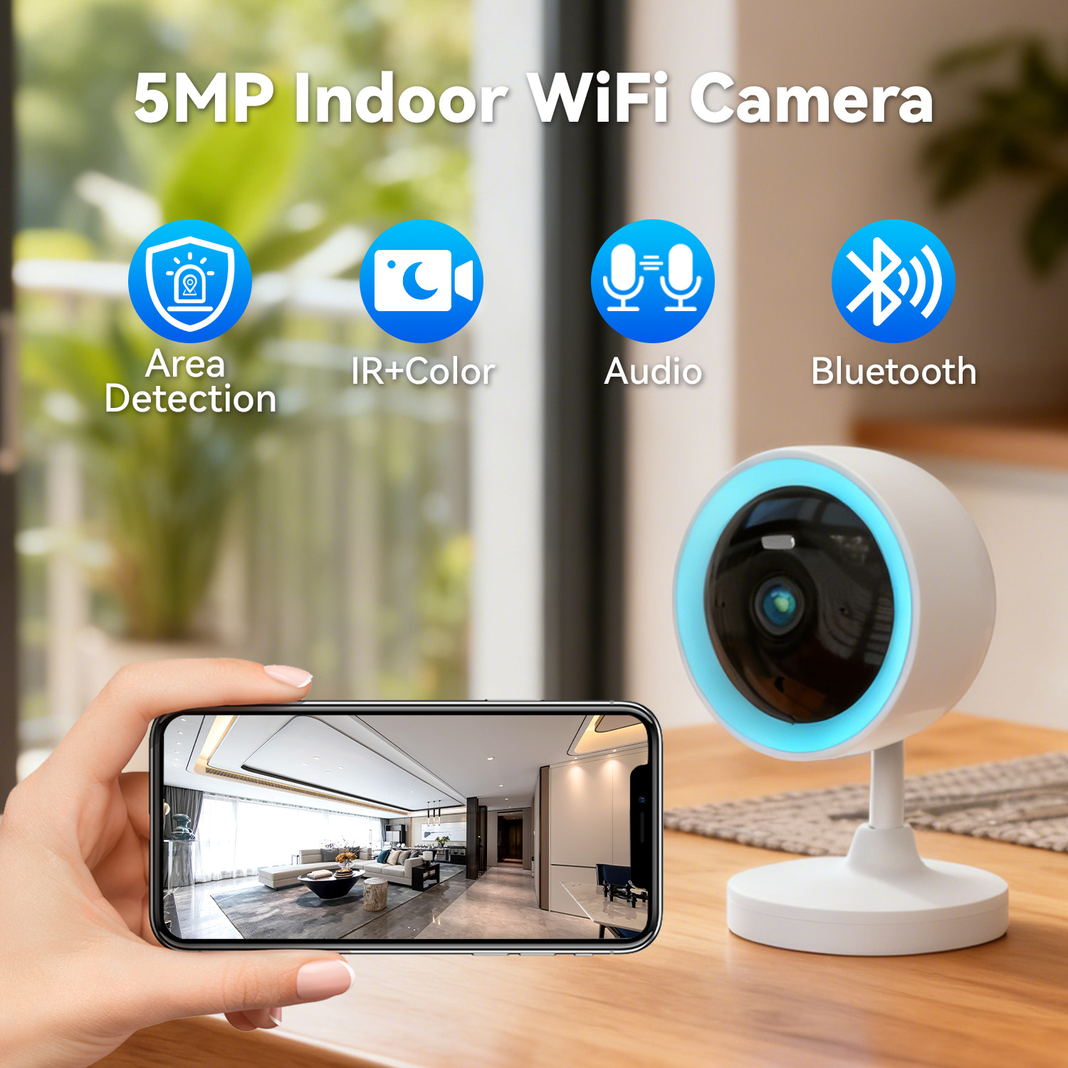 PEGATAH Tuya Smart 5MP HD Indo - огляд і ціна Home Security Lidar