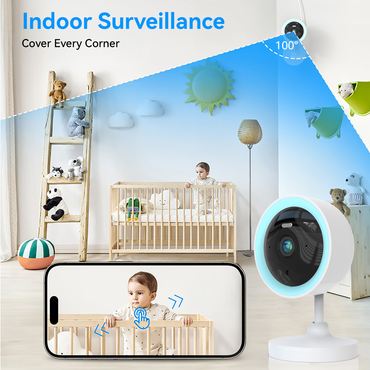 PEGATAH Tuya Smart 5MP HD Indo - огляд і ціна Home Security Lidar