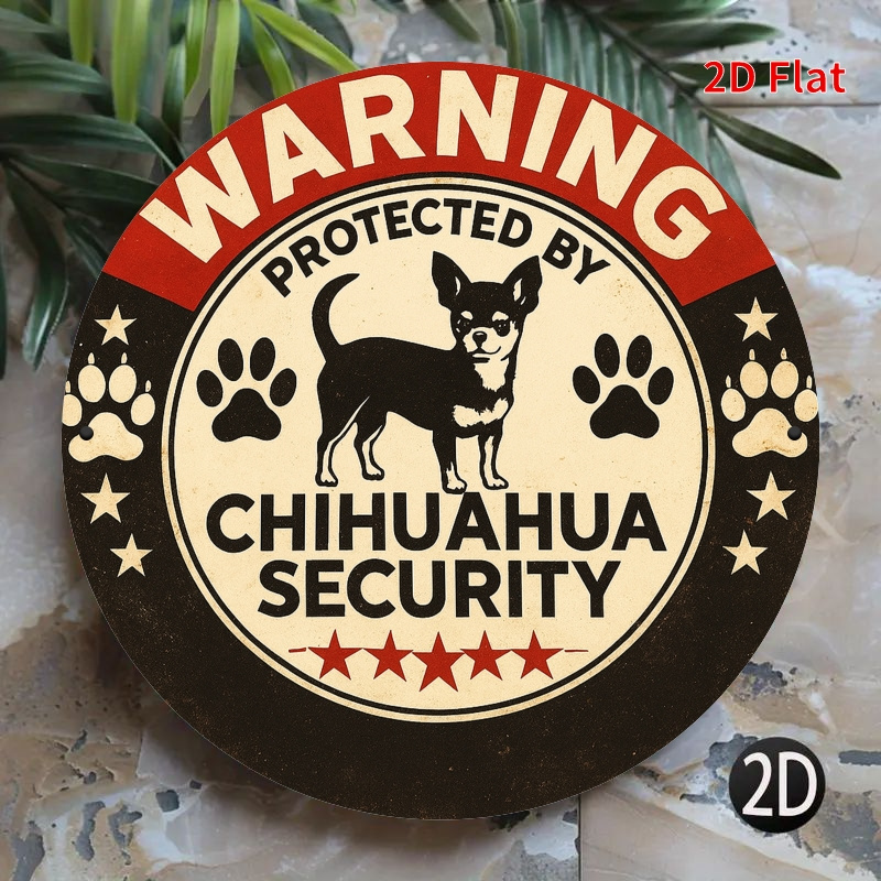 Warning Protected By Chihuahua - огляд і ціна Home Security Bars