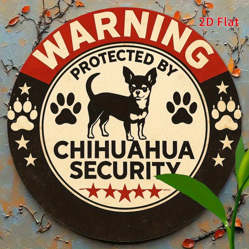 Warning Protected By Chihuahua - огляд і ціна Home Security Bars