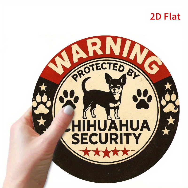 Warning Protected By Chihuahua - огляд і ціна Home Security Bars