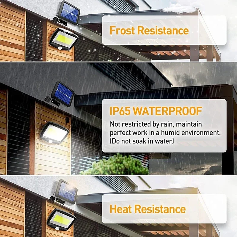 LED Solar Split Wall Lamp Outd - огляд і ціна Home Security Flood Lights