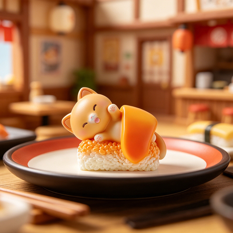Sushi Cat Blind Box Cartoon Fi - огляд і ціна Home Security Box