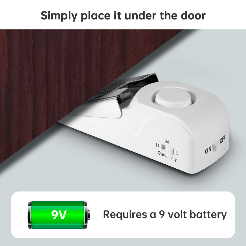 FUERS Wireless Door Stop Alarm - огляд і ціна Home Security Lock System