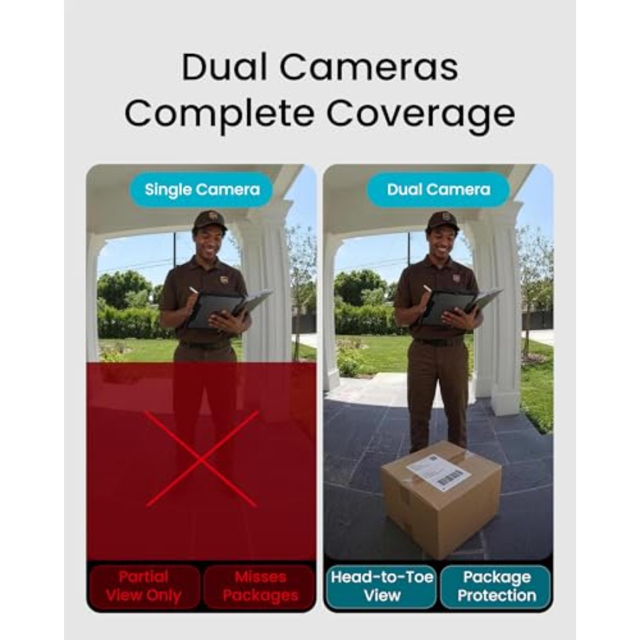 Wireless doorbell camera for h - огляд і ціна Home Security Cameras No Subscription