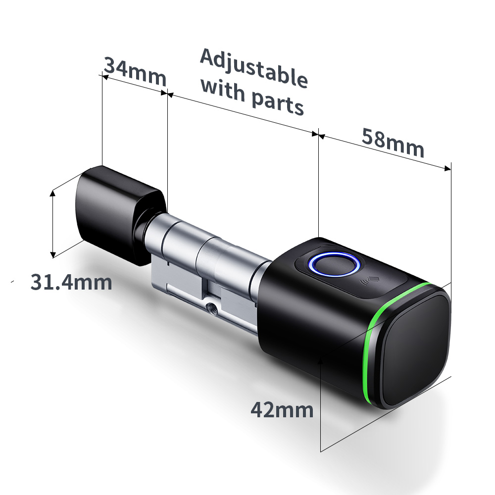 Smart Cylinder Lock Tuya 60-90 - огляд і ціна Home Security Brand