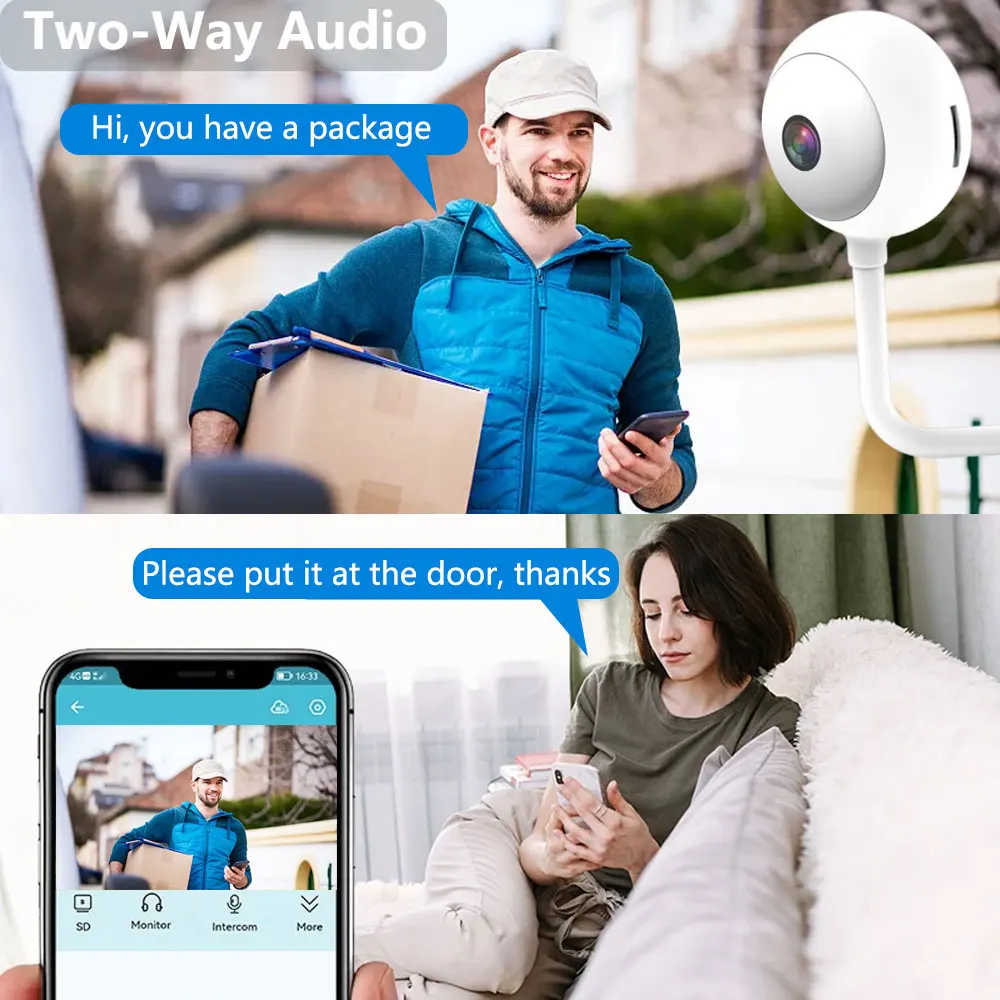 5MP Tuya Doodle WiFi USB Flood - огляд і ціна Home Security Flood Lights