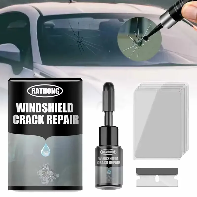 Windshield Crack Repair Fluid  - огляд і ціна Glass Break Detector
